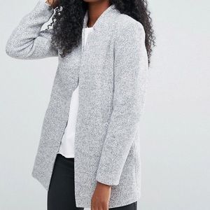 Grey blazer coat